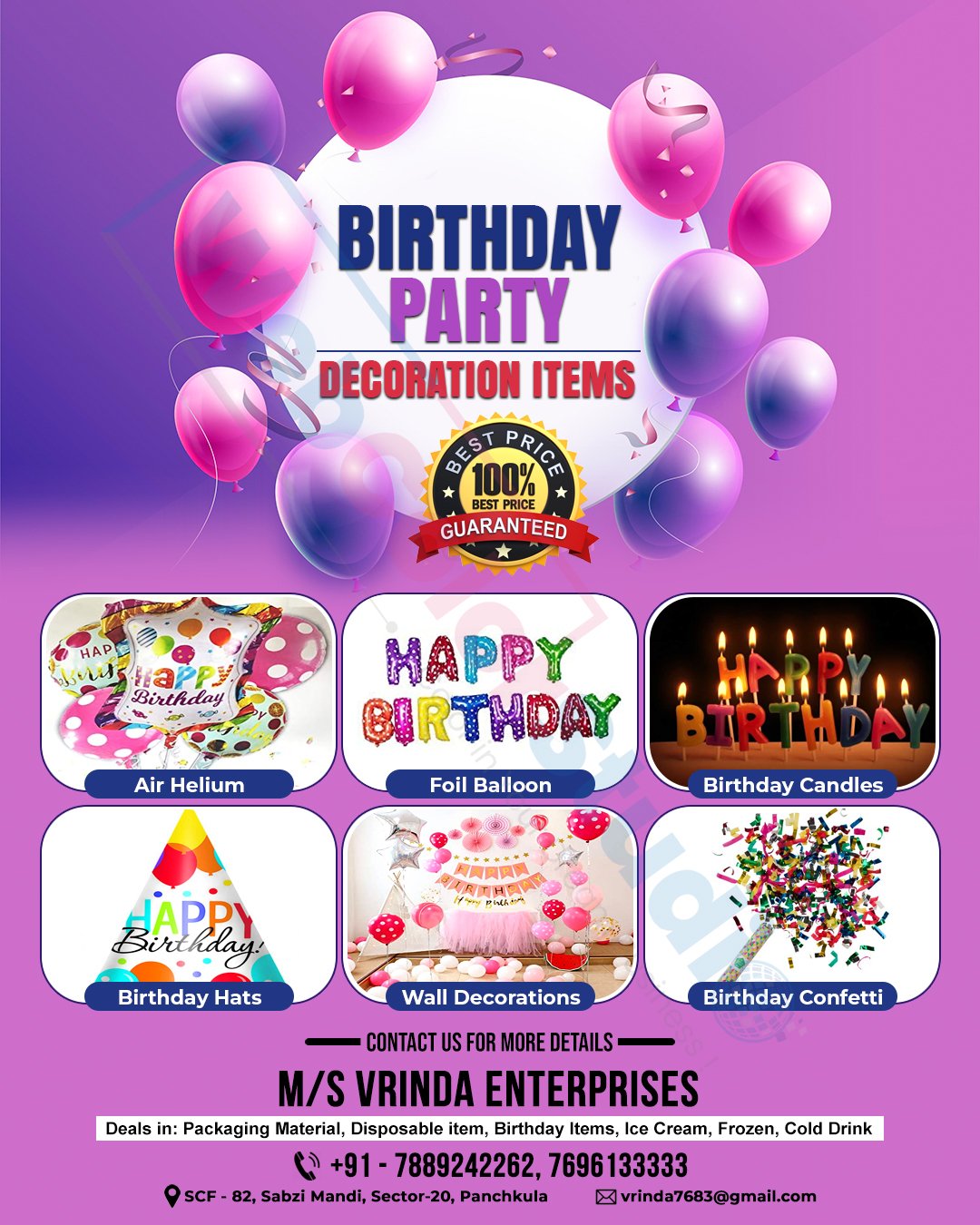 Birthday Party Flyer